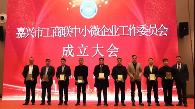 嘉興市工商聯(lián)中小微企業(yè)工作委員會(huì)成立，我司當(dāng)選副主任委員